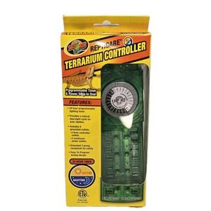 🦎 Zoo Med Repticare Terrarium Controller 24Hr Timer NEW 🦎